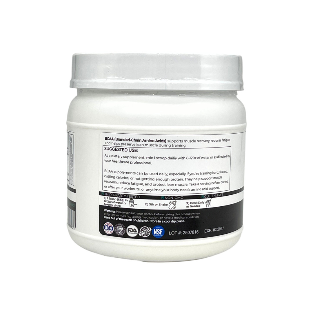 BCAA Amino Acids + B6 Supplement Powder | Unflavored | 77 Servings