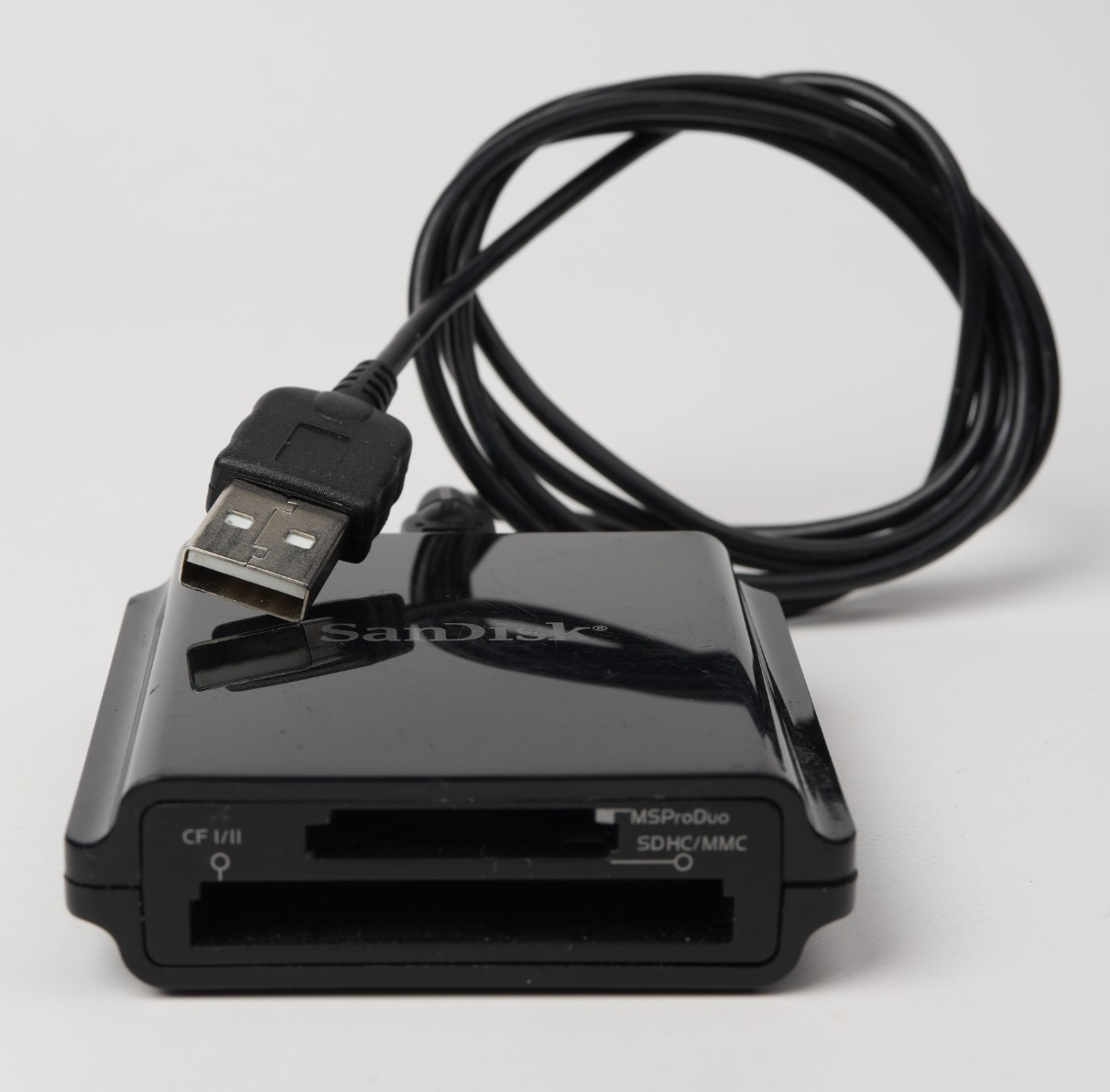 SANDISK SDDRX3-3IN1 EXTREME USB 2.0 CARD READER - CF/SDHC/MMC/MsProDuo - TESTED