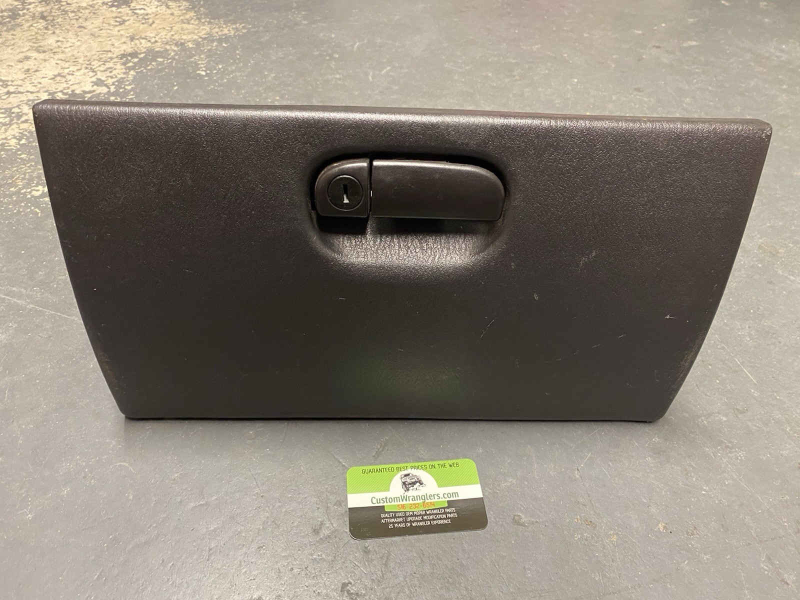 Jeep Wrangler TJ LJ Dash Glove Box Agate Dark Gray 97-06 99-02 glovebox complete