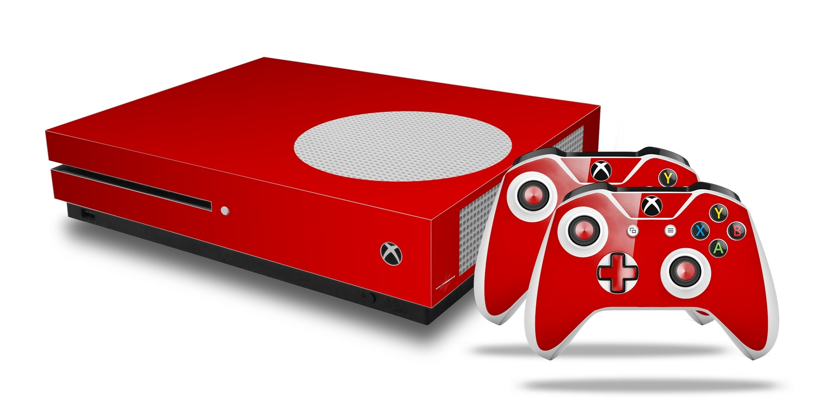 Skin XBOX One S Console Controller Solids Collection Red