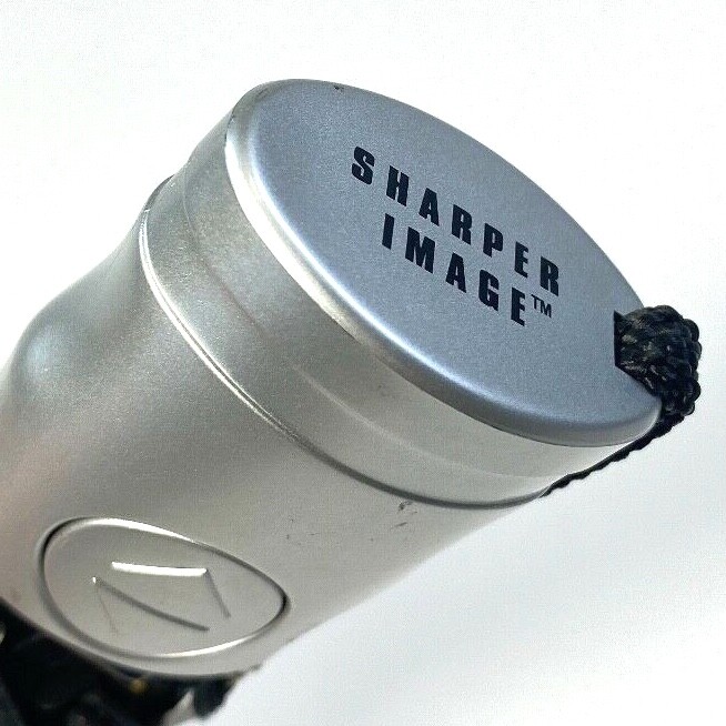Shaper Image Compact Flat Travel Umbrella Auto Open Close UV Lining