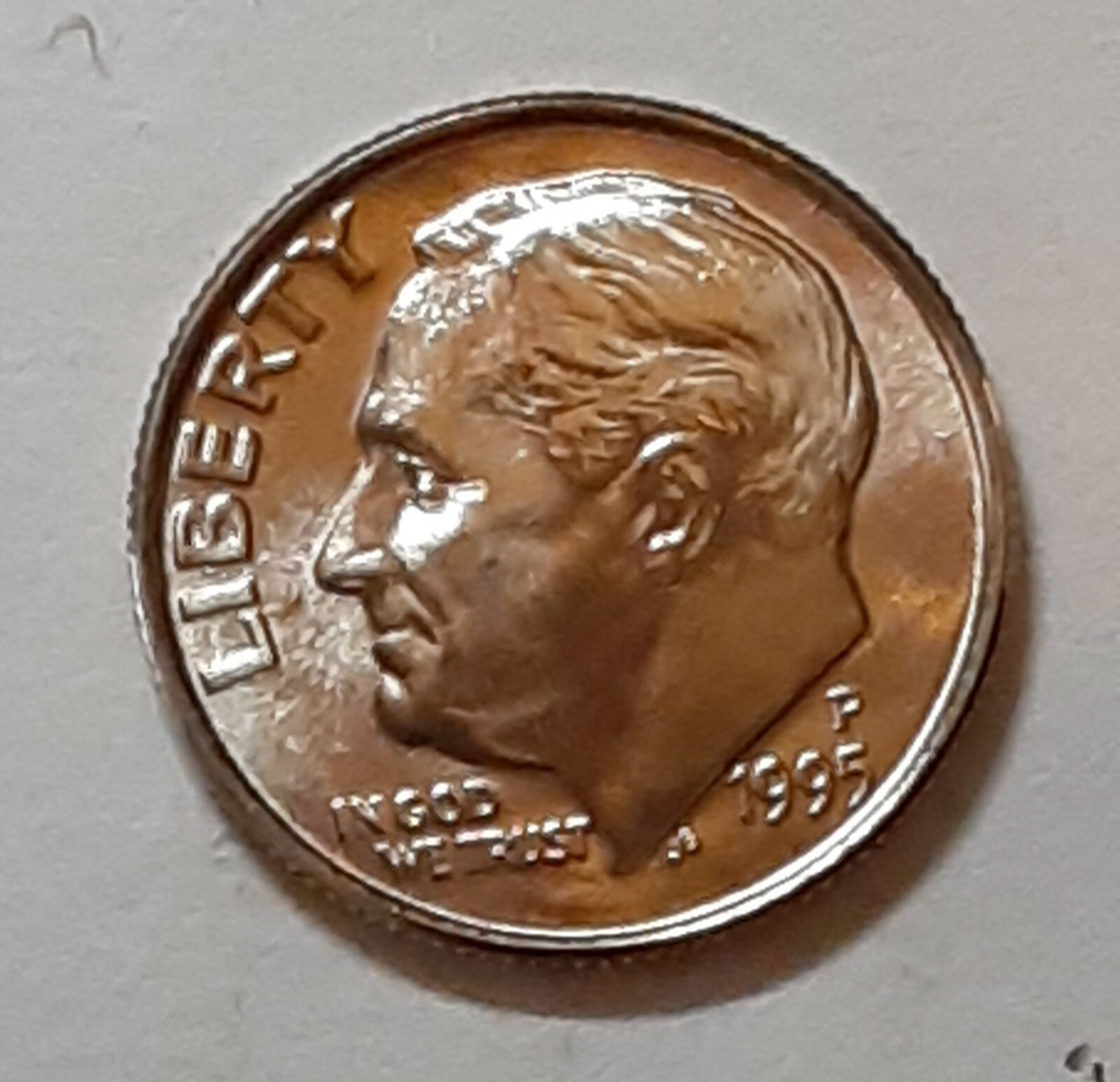1995 Roosevelt Dime  P - BU - Uncirculated