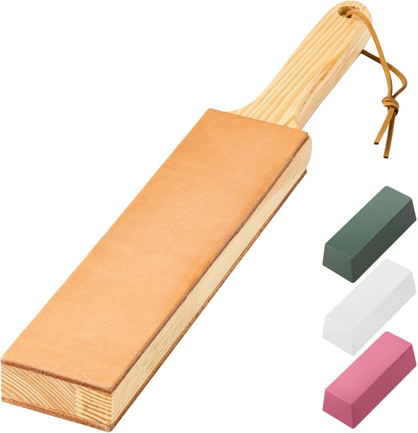 Knife & Chisel Leather Strop Double Side