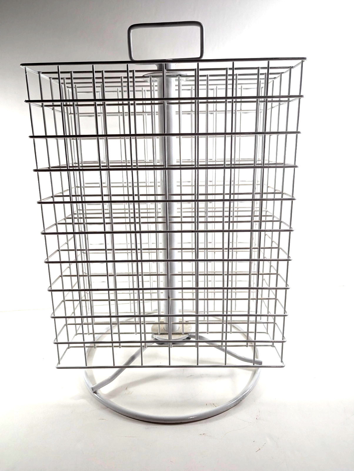 Spinning Craft Paint Storage Holder Rack White