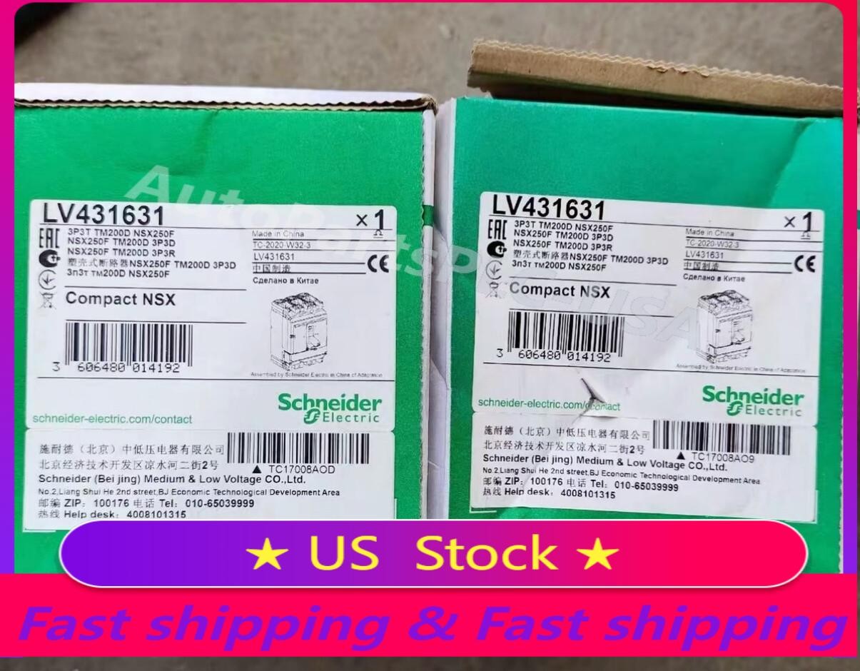 1PCS Brand New Schneider LV431631 NSX250F circuit breaker Fast Shipping