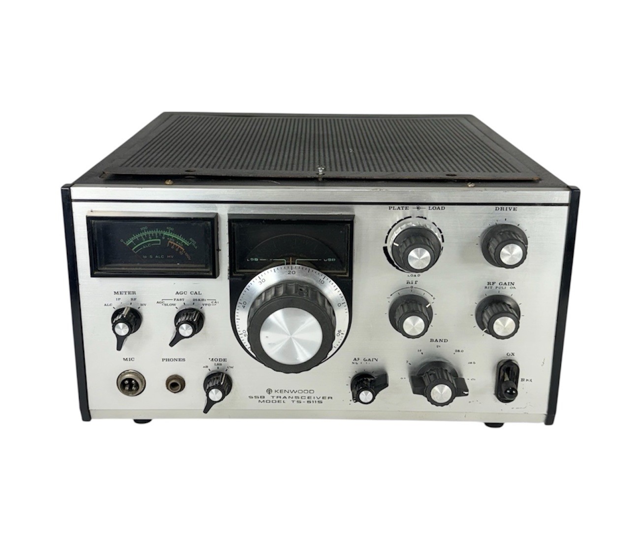 Vintage Kenwood TS-511S CW/SSB Transceiver with YG-3395C / YG-3395S - UNTESTED