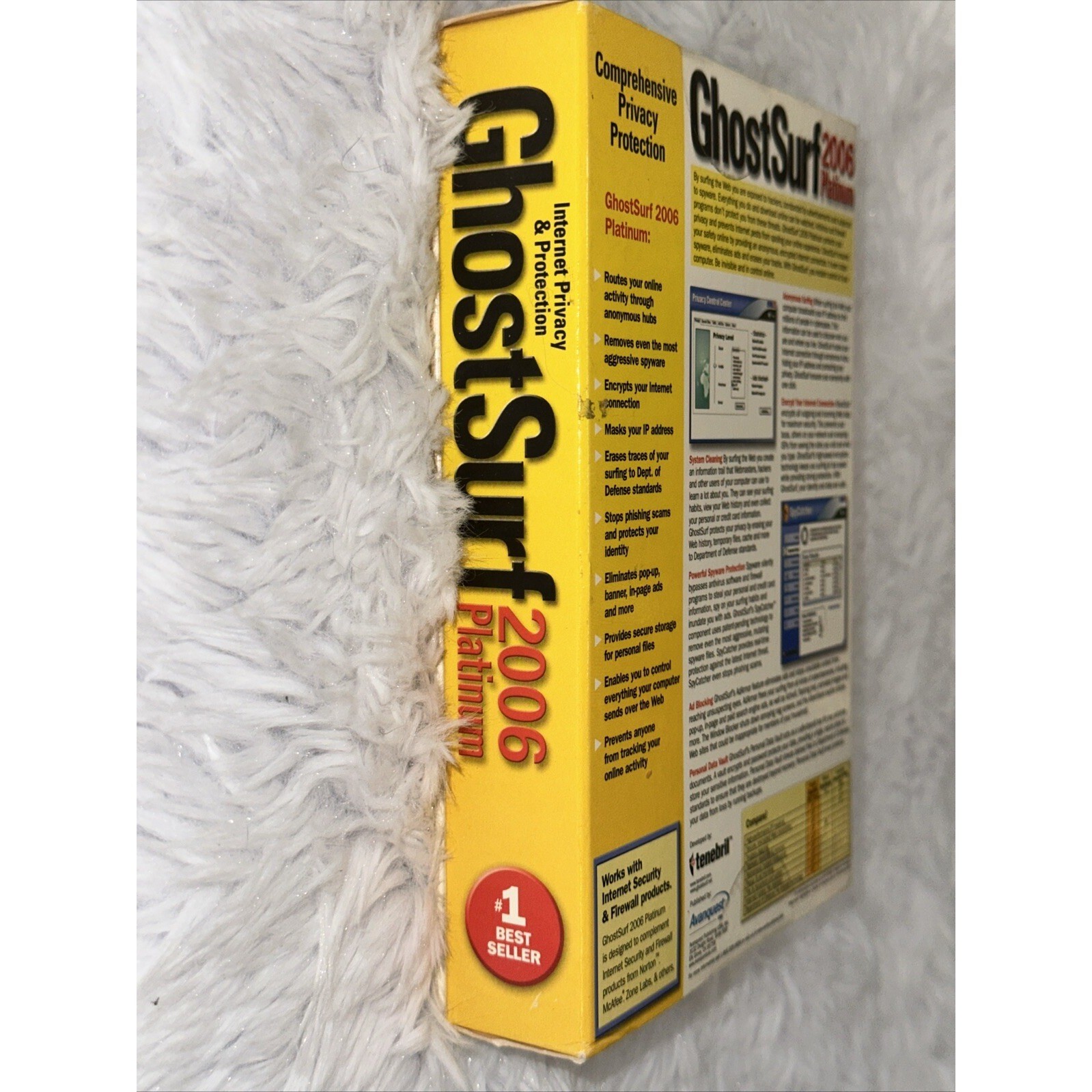 Tenebril GhostSurf 2006 Platinum Internet Privacy Protection PC Software