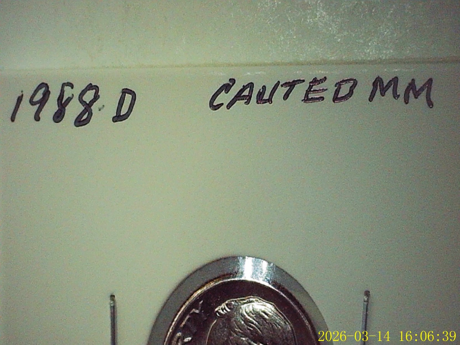 1988- D Roosevelt Dime with Canted Mintmark