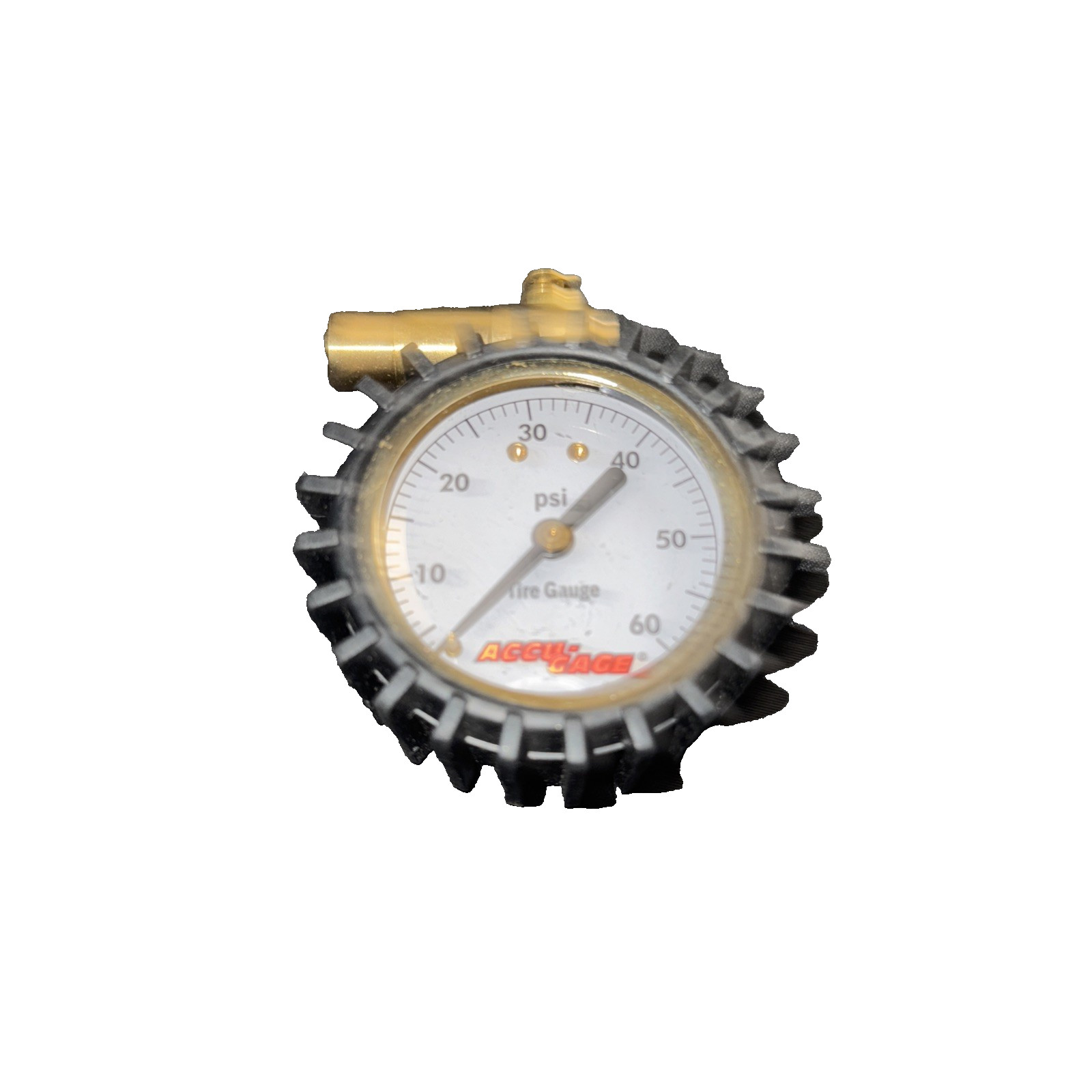 Accu Gauge Low Pressure Bicycle Tire Gauge 0-60 Psi