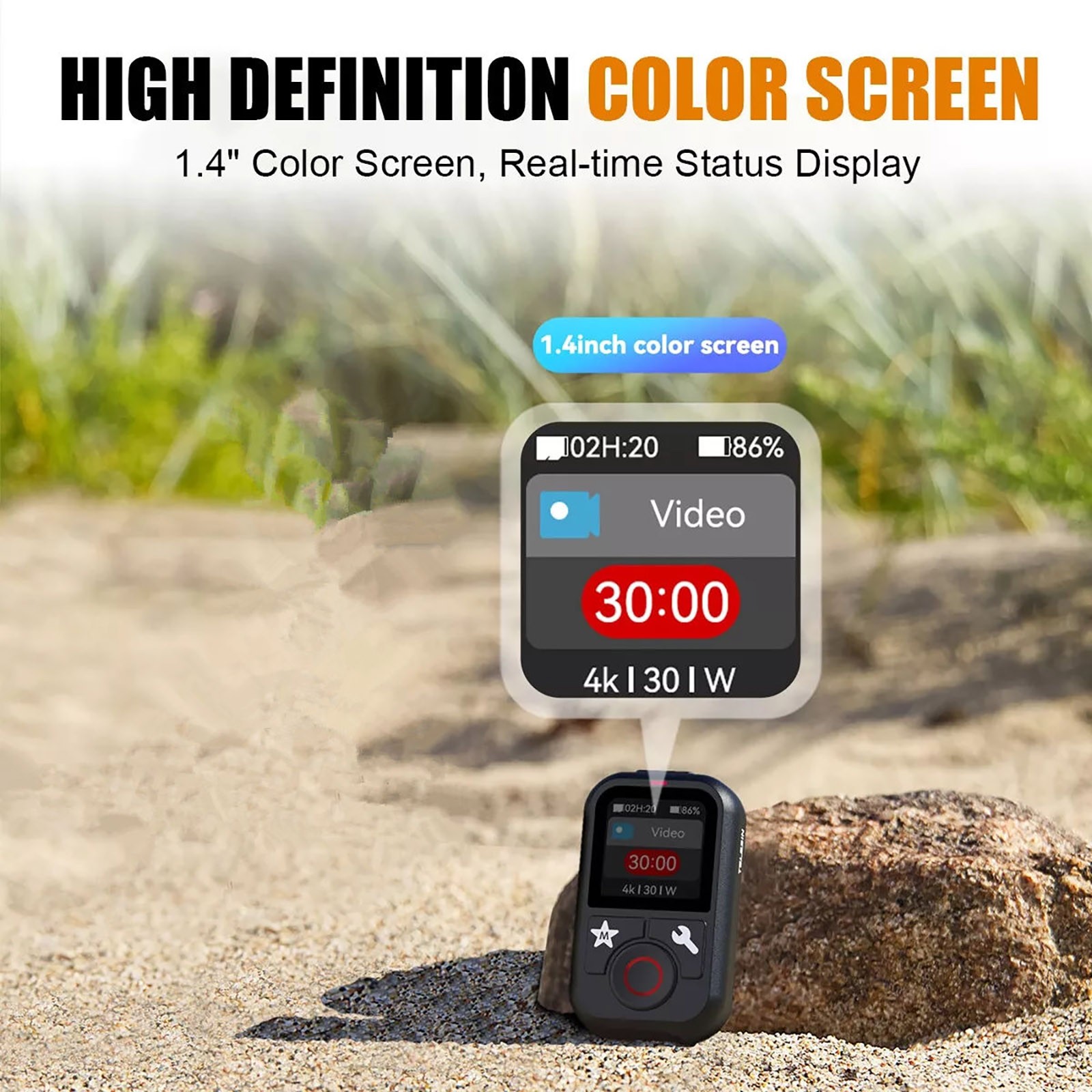 Bluetooth Remote Control For GoPro Hero 13/12/11/10/9/MAX Multifunctional Modes