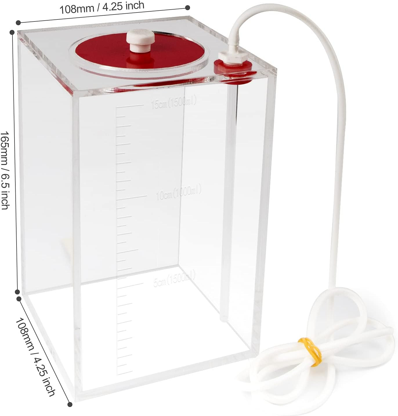 Aquarium Choice Acryli Made Liquid Storage Bucket Dosing Pump Reservoir Containe
