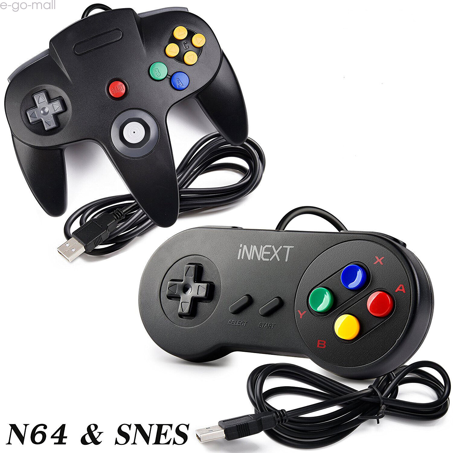 USB N64 & SNES Controller GamePad for Windows Raspberry Pi RetroPie MAC Emulator