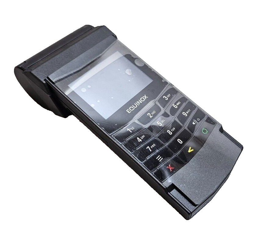 Equinox Luxe 6200M Mobile Payment Terminal Printer A10400-209E w/ PSU JetPay