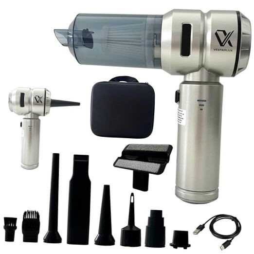 Cordless Handheld Car Vacuum Cleaner – Powerful 25000PA Suction, 3-Speed
