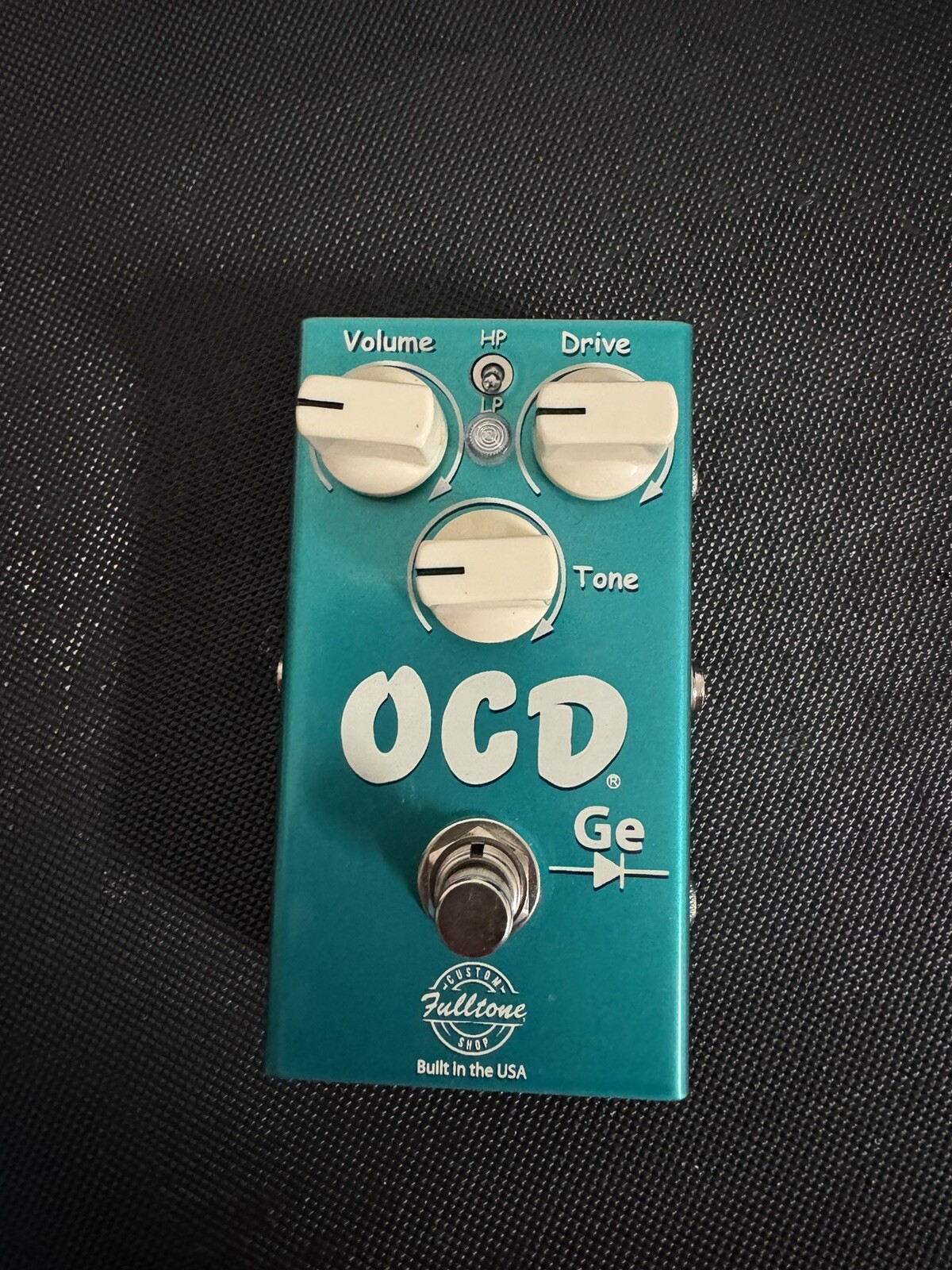 OCD Fulltone Custom Shop Overdrive/Distortion Pedal. Very Low Serial Number #435