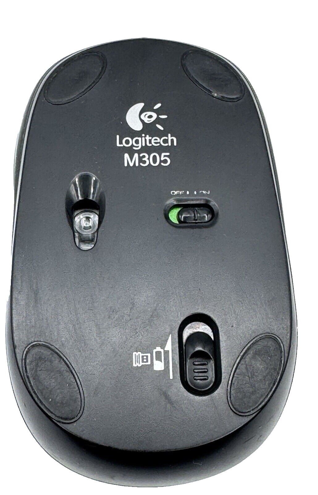 Logitech M305 Wireless BLACK TABOO Optical Computer Mouse No Dongle Receiver