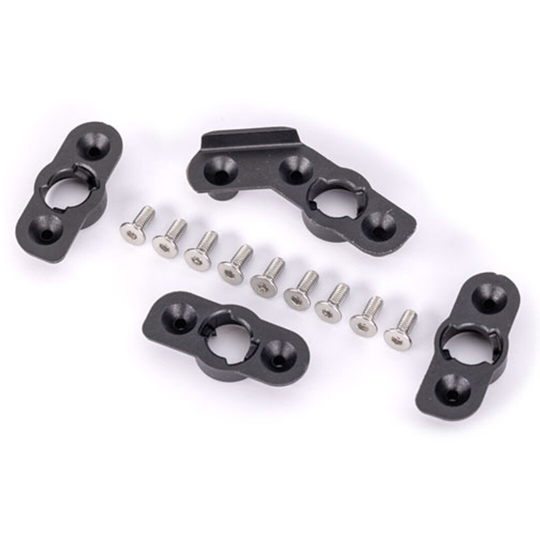 NEW Traxxas Hatch Mounts Set (4) w/ 3X8 mm Stainless Screws (9) for Spartan SR