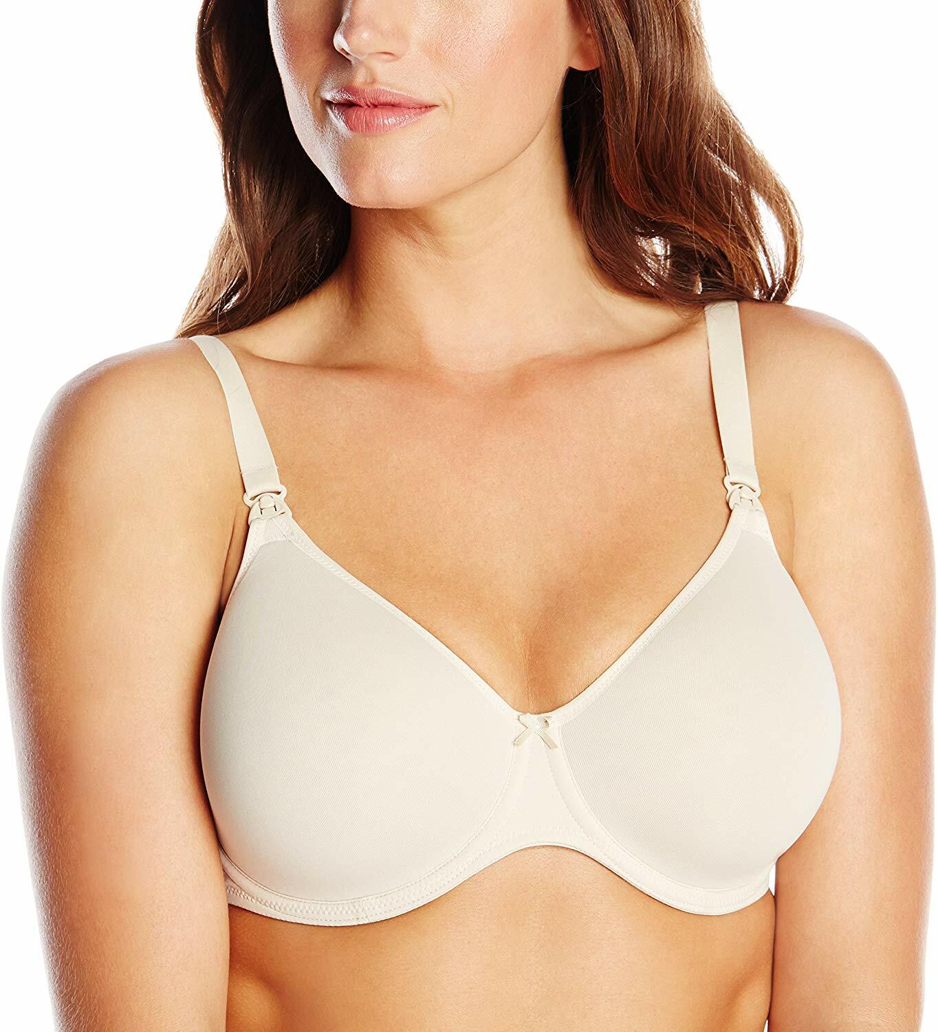 Anita POWDER Summer T-Shirt Nursing Bra, US 34E, UK 34DD