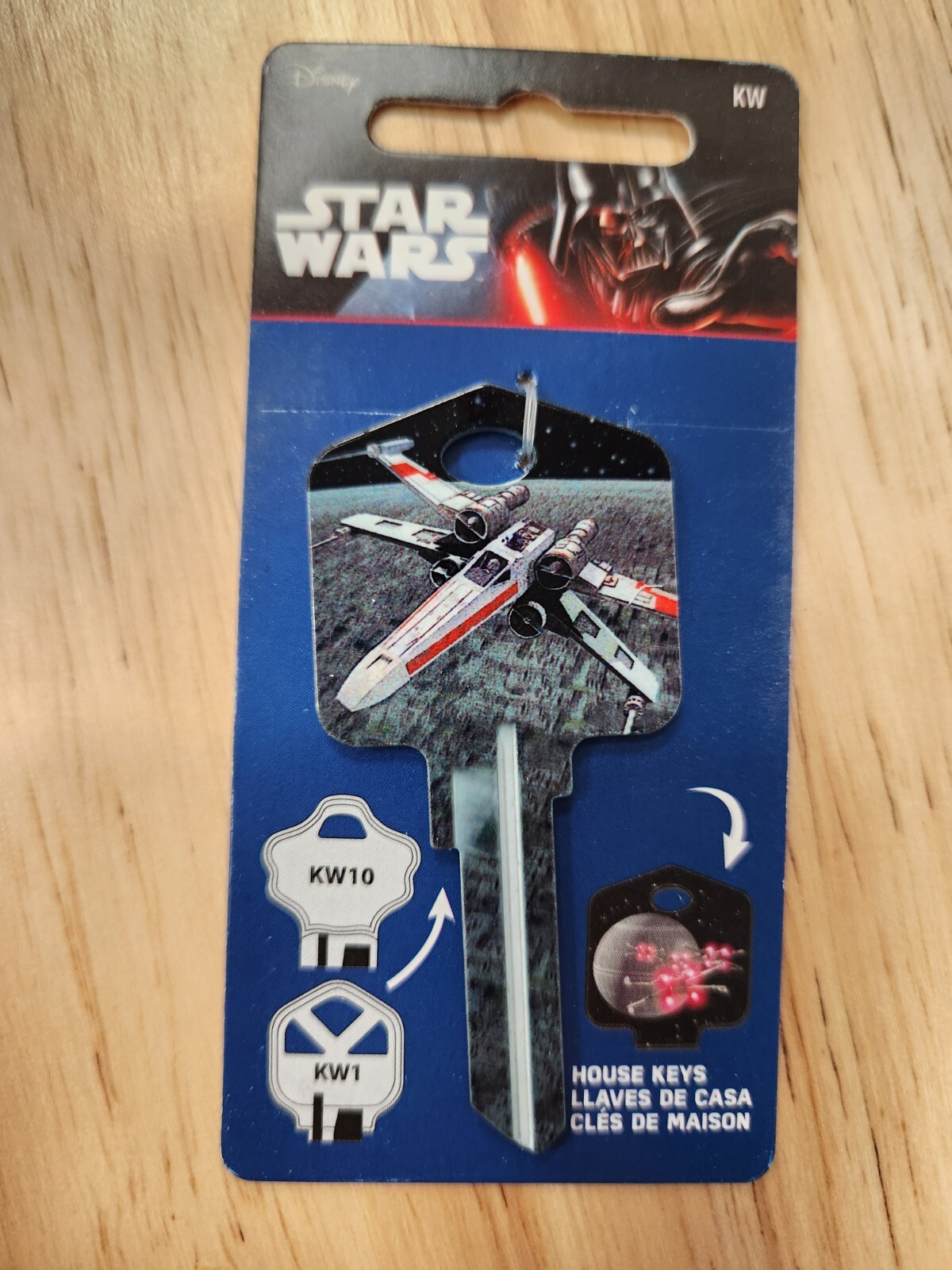 STAR WARS X-WING STARFIGHTER SHIP KWIKSET KW1/KW10 KEYBLANK - READ DETAILS BELOW