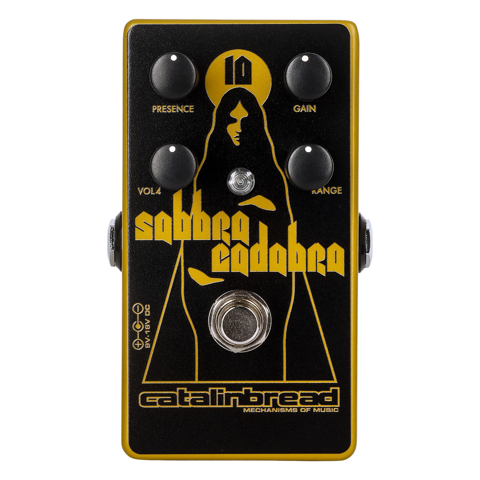 Catalinbread Sabbra Cadabra 10th Anniversary Overdrive Pedal - Yellow