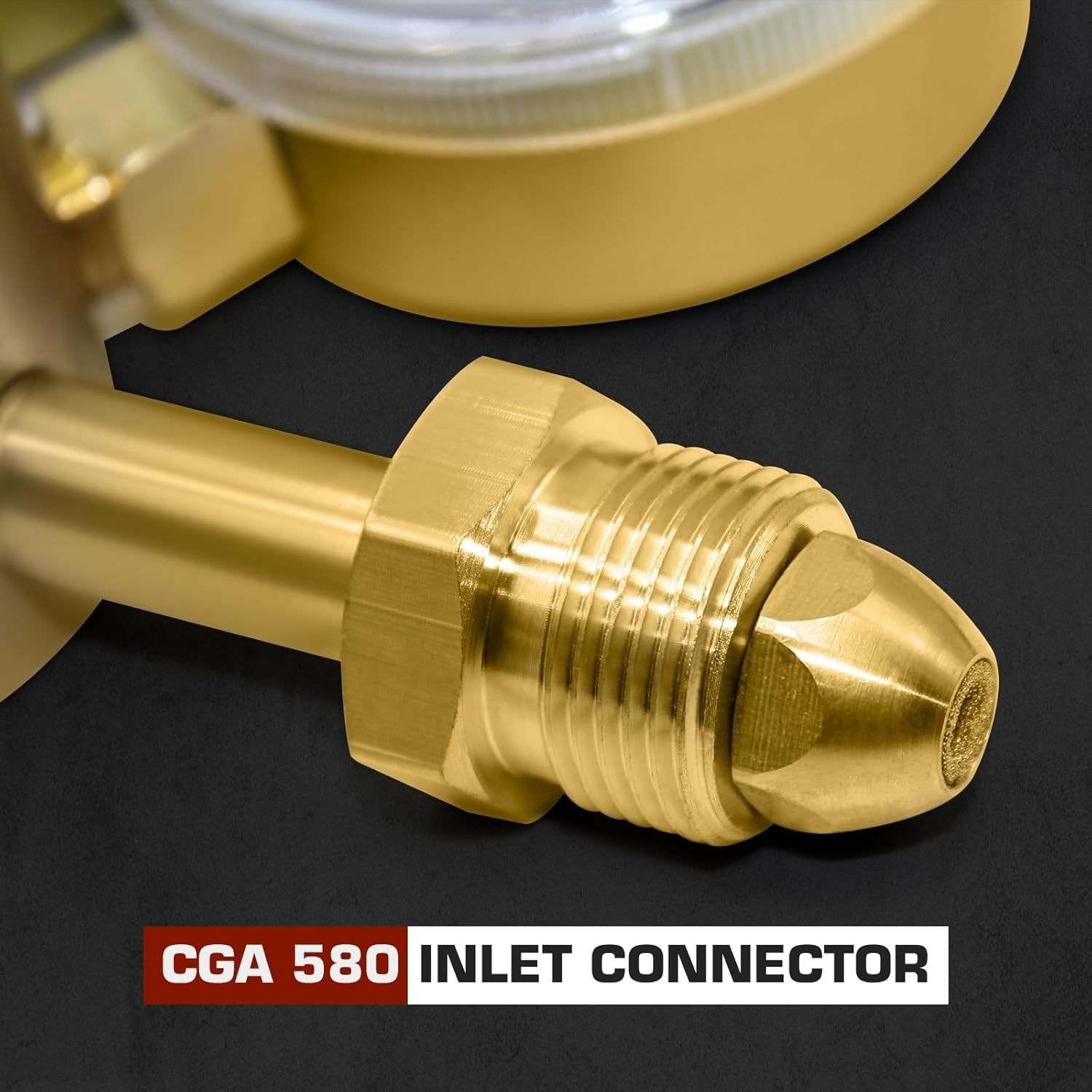 High Pressure Nitrogen Regulator, High Pressure Piston Regulator for Inert Ga...