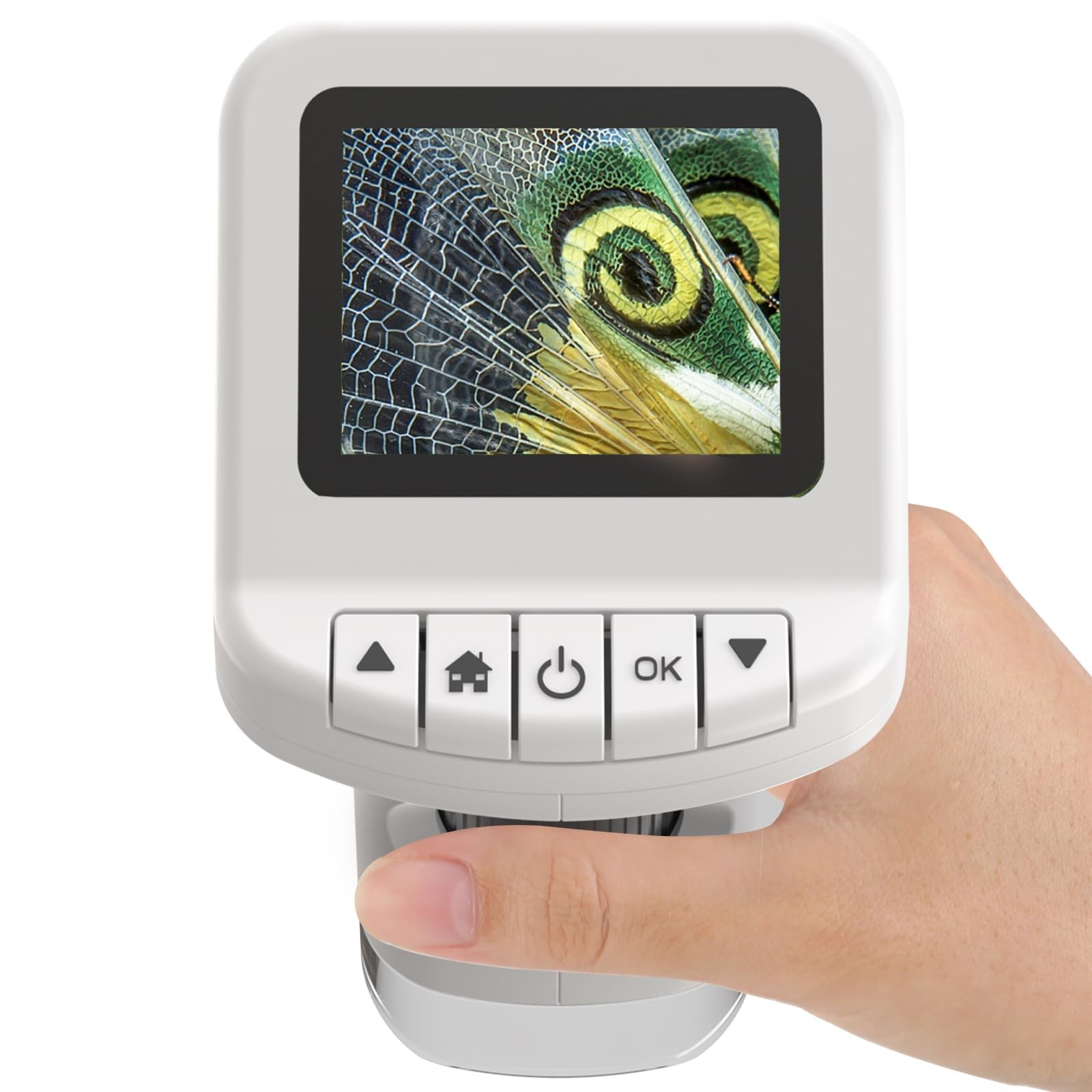 1200X Handheld Portable Microscope for Kids Digital Scope 2.0" Screen...