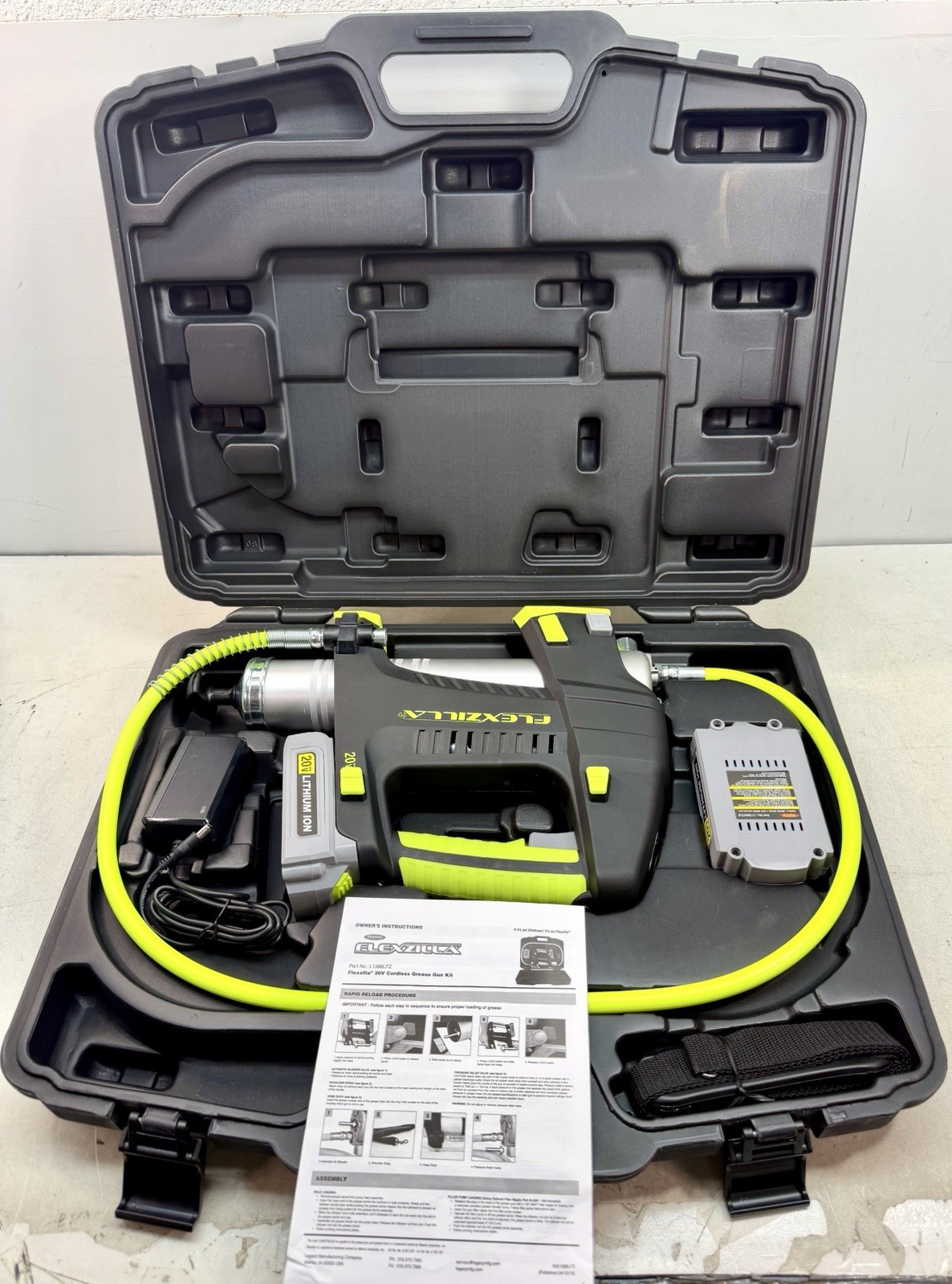Alemite Flexzilla Grease Gun