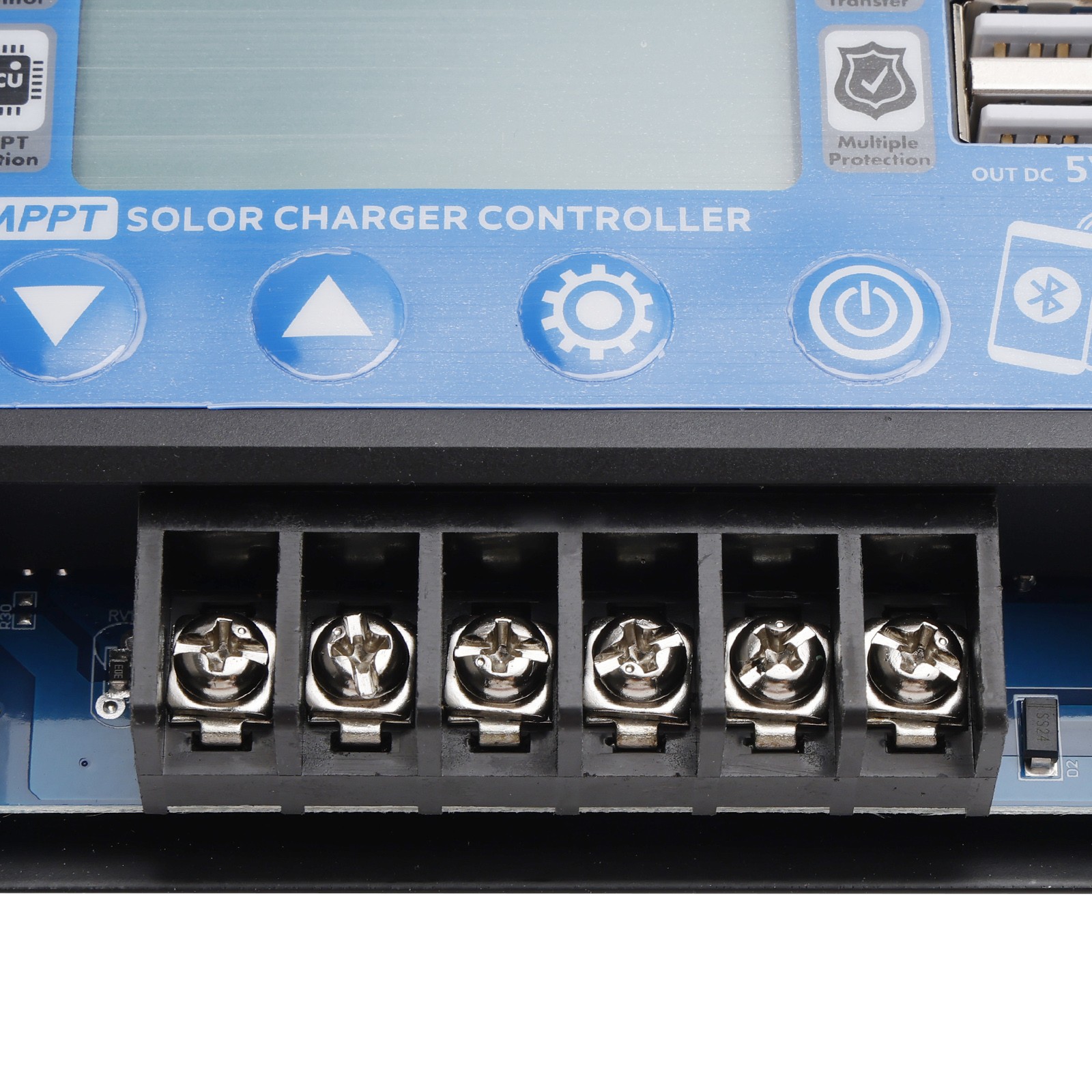 30A Embedded MPPT Solar Controller Bluetooth APP Intelligent Solar Control