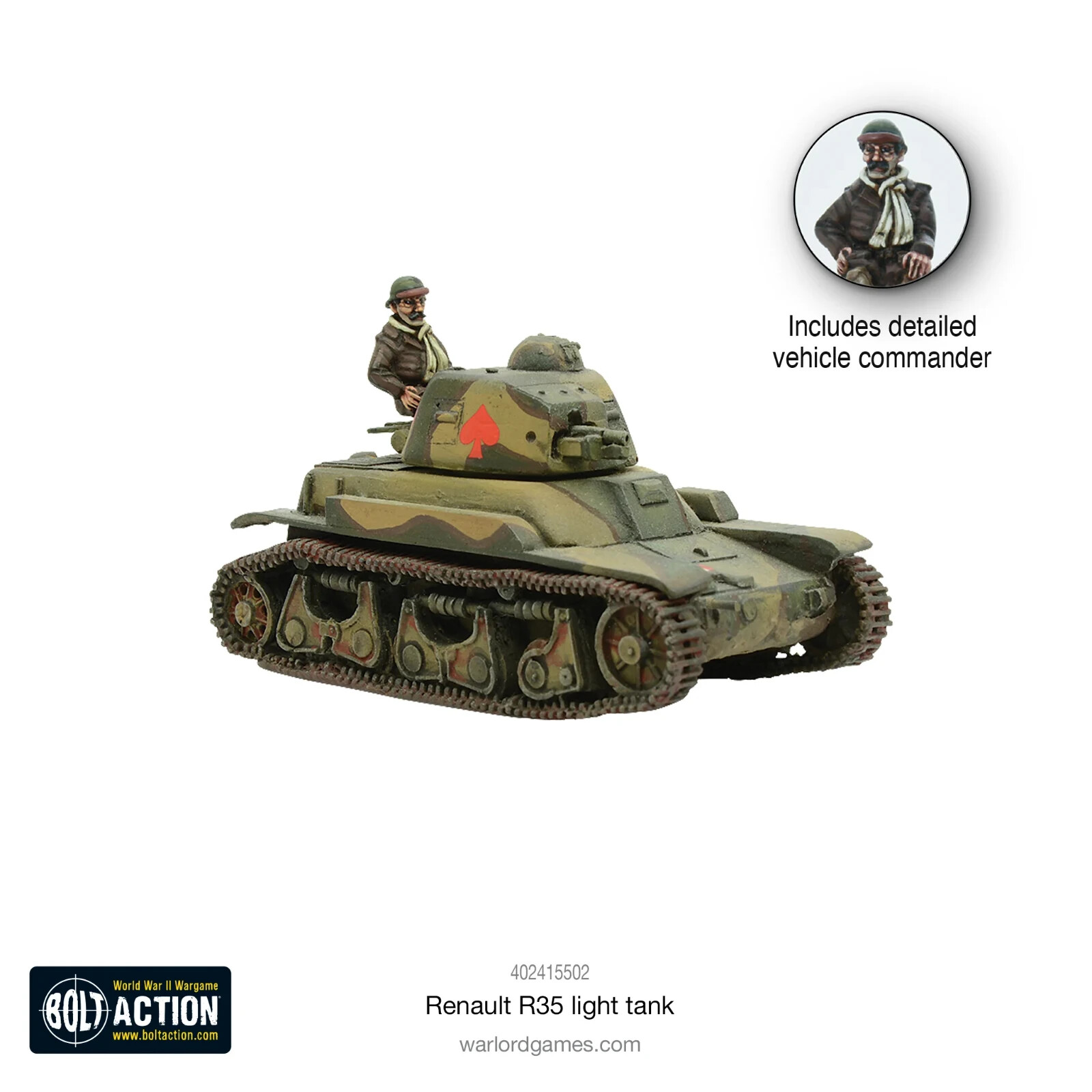 Renault R35 French Bolt Action Warlord Games