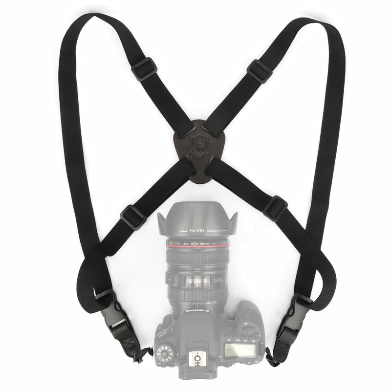 TOURBON Binocular Harness Camera Strap Quick Release Elastic Optic Chest Hunting