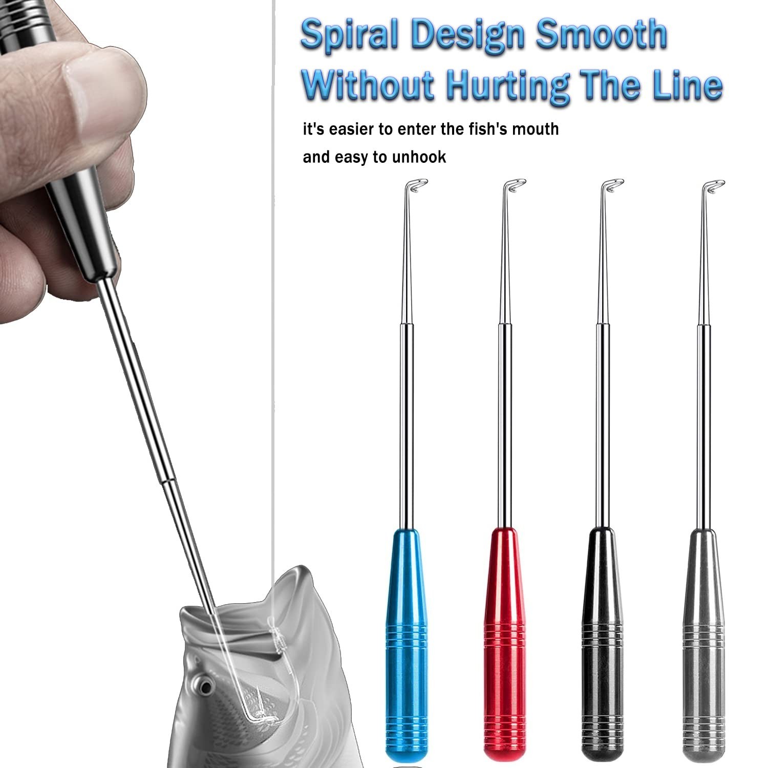 Fish Hook Remover Tool, Fishing Hook Quick Removal Descending Device, Fishing...