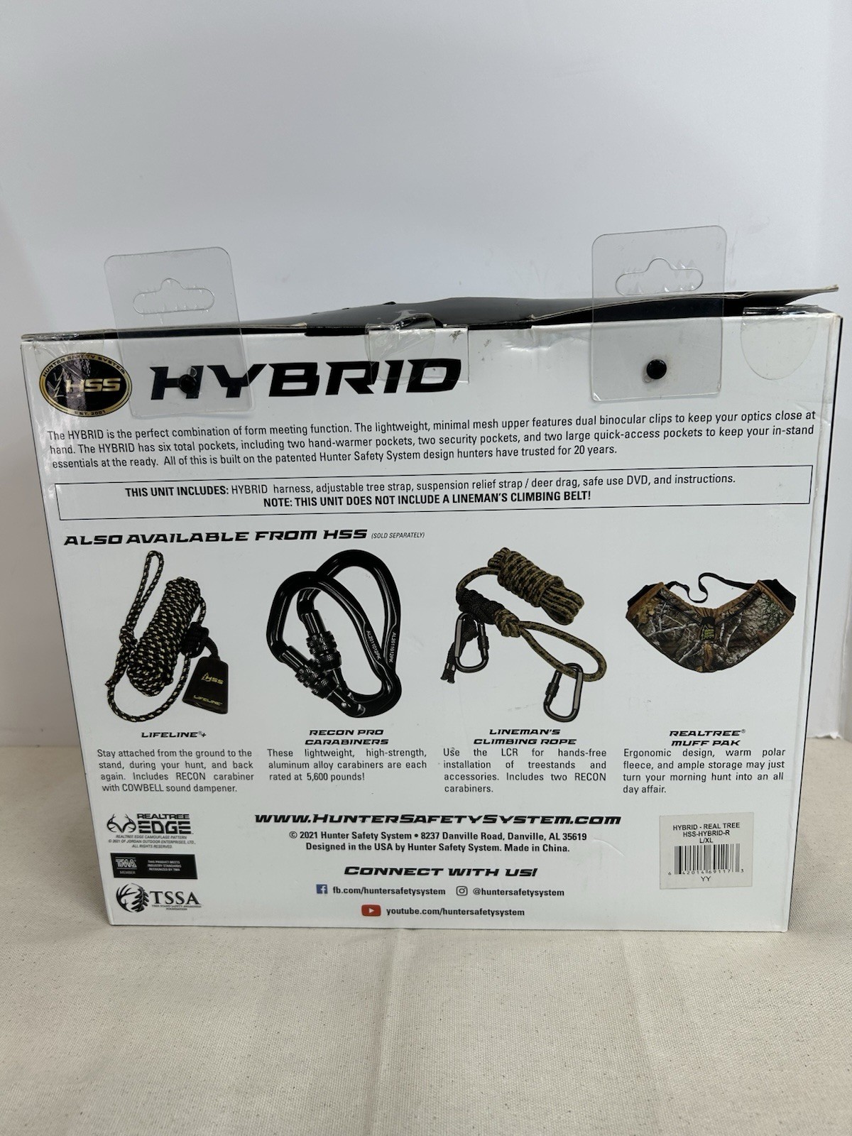 Hunter Safety System with Elimishield Realtree Large/X-Large