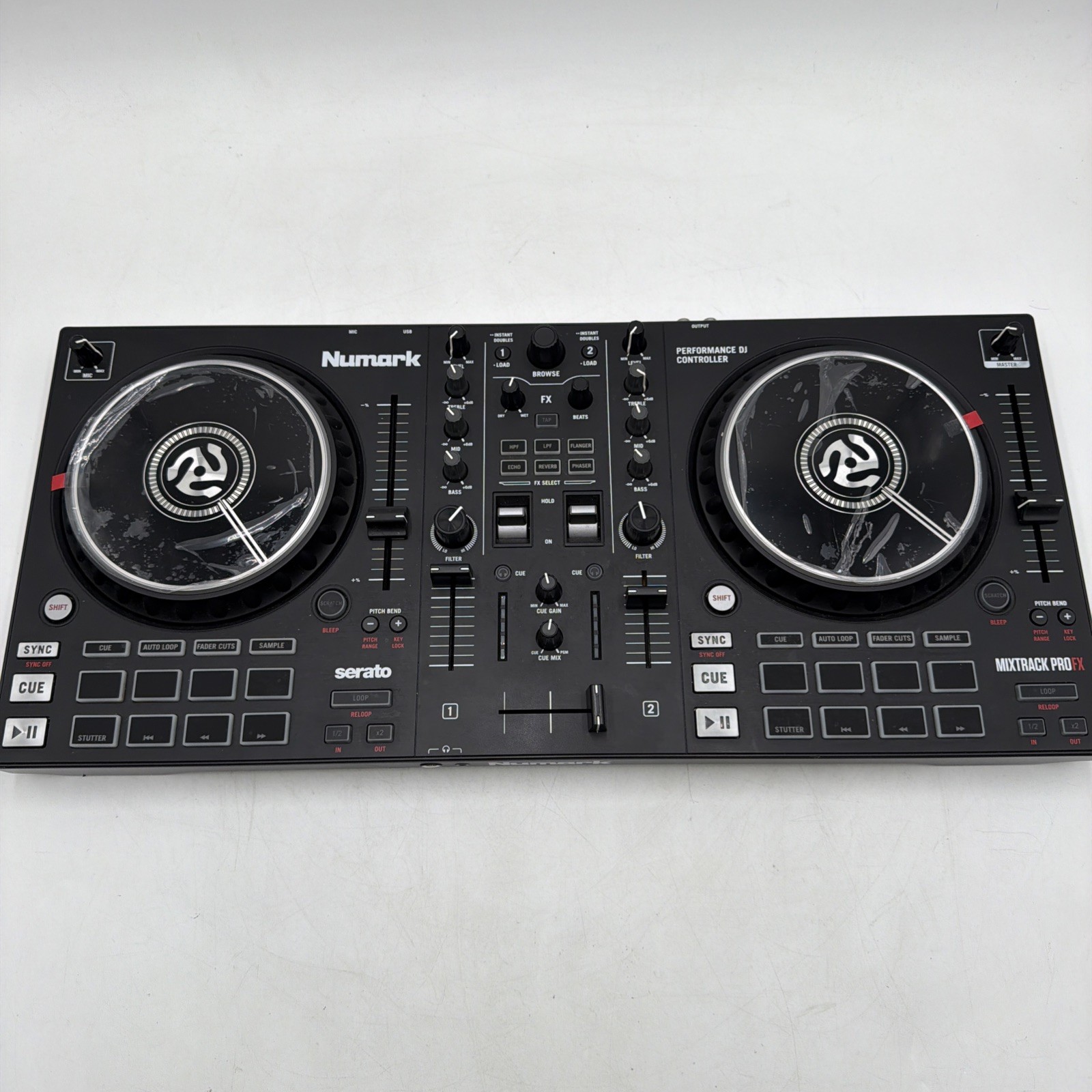 Numark Mixtrack Pro FX 2-Deck DJ Controller for Serato DJ No Power Cord Tested