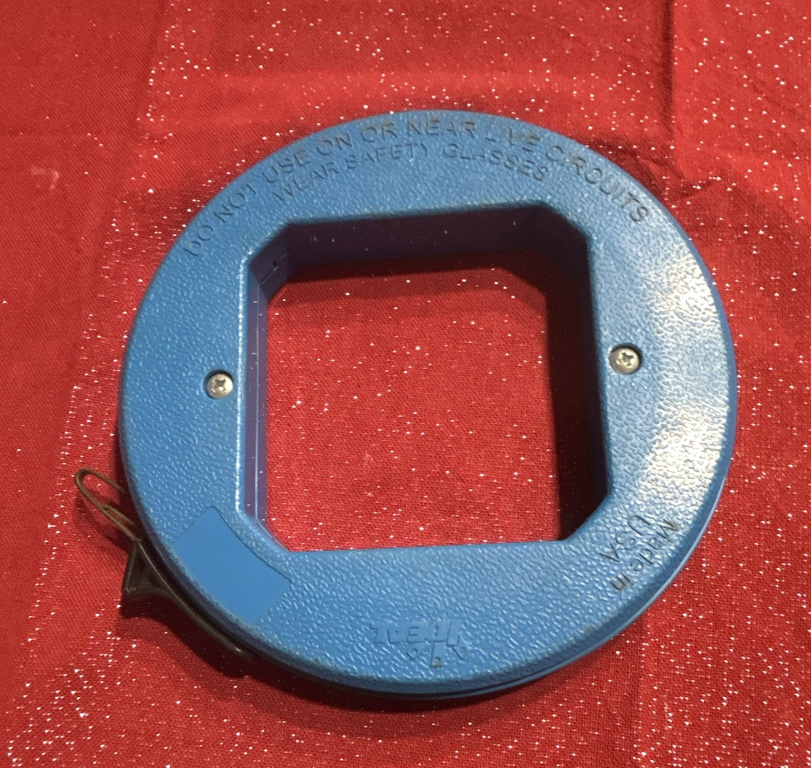Ideal 31-835 Blue Steel Fish Tape Cable Puller Wire Pulling Tool 1/8 by 50 ft