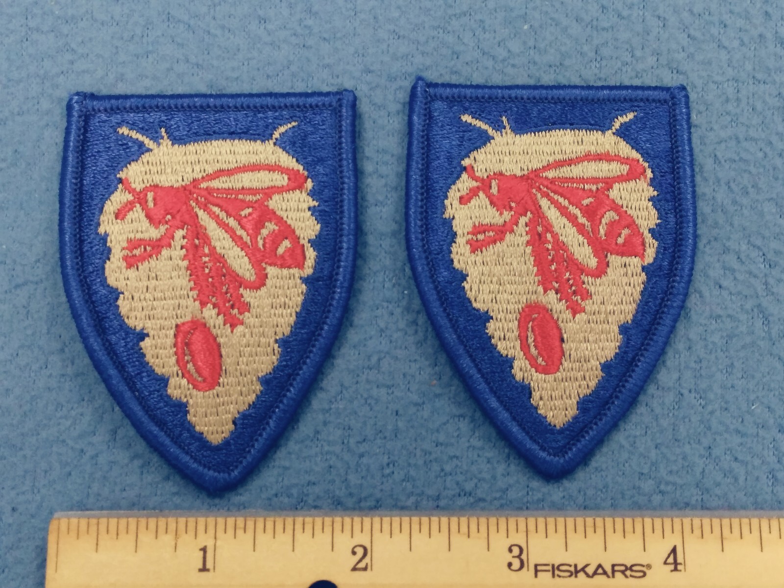 PAIR OF -  U.S.ARMY NORTH CAROLINA NATIONAL GUARD PATCHES - NEW