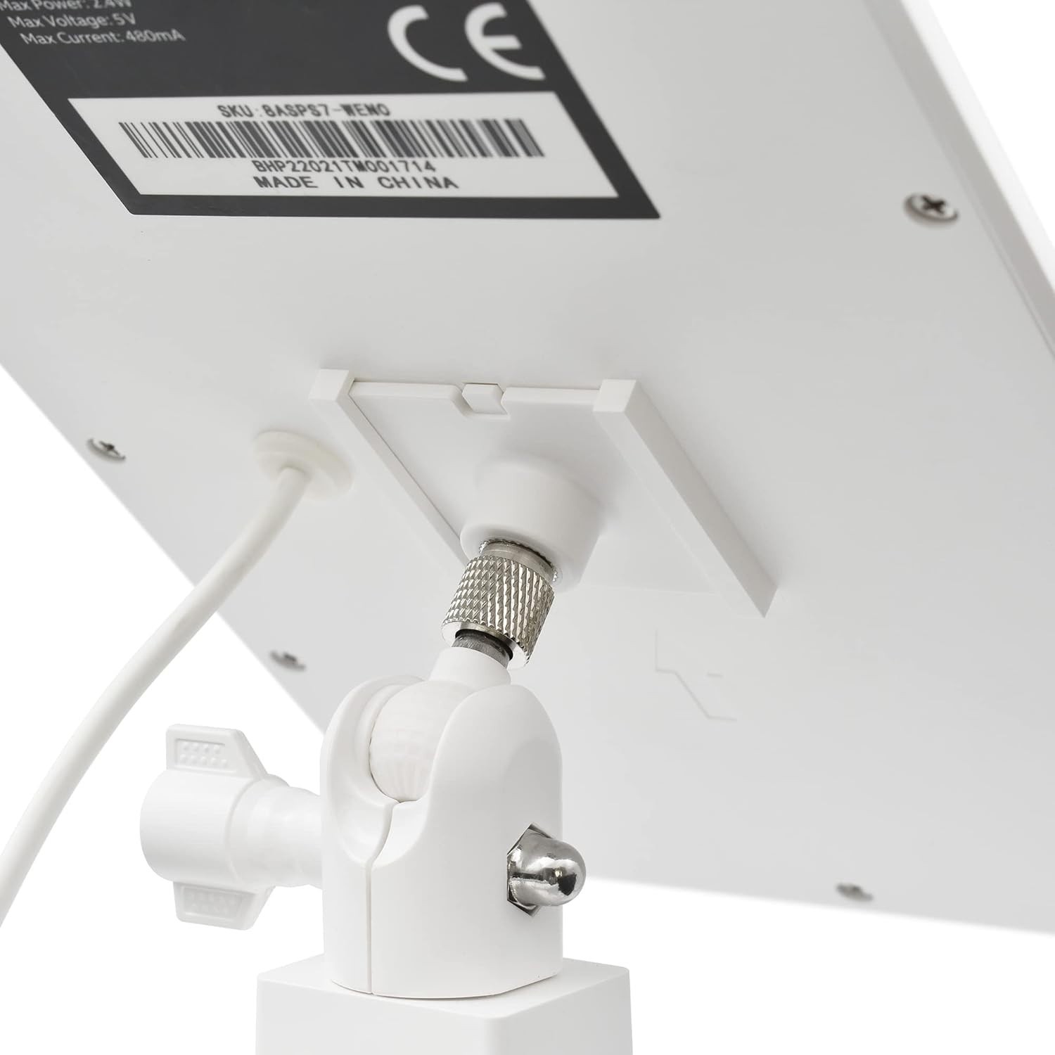 Universal Solar Panel Gutter Mount for Enhanced Sunlight - No Drill Installation