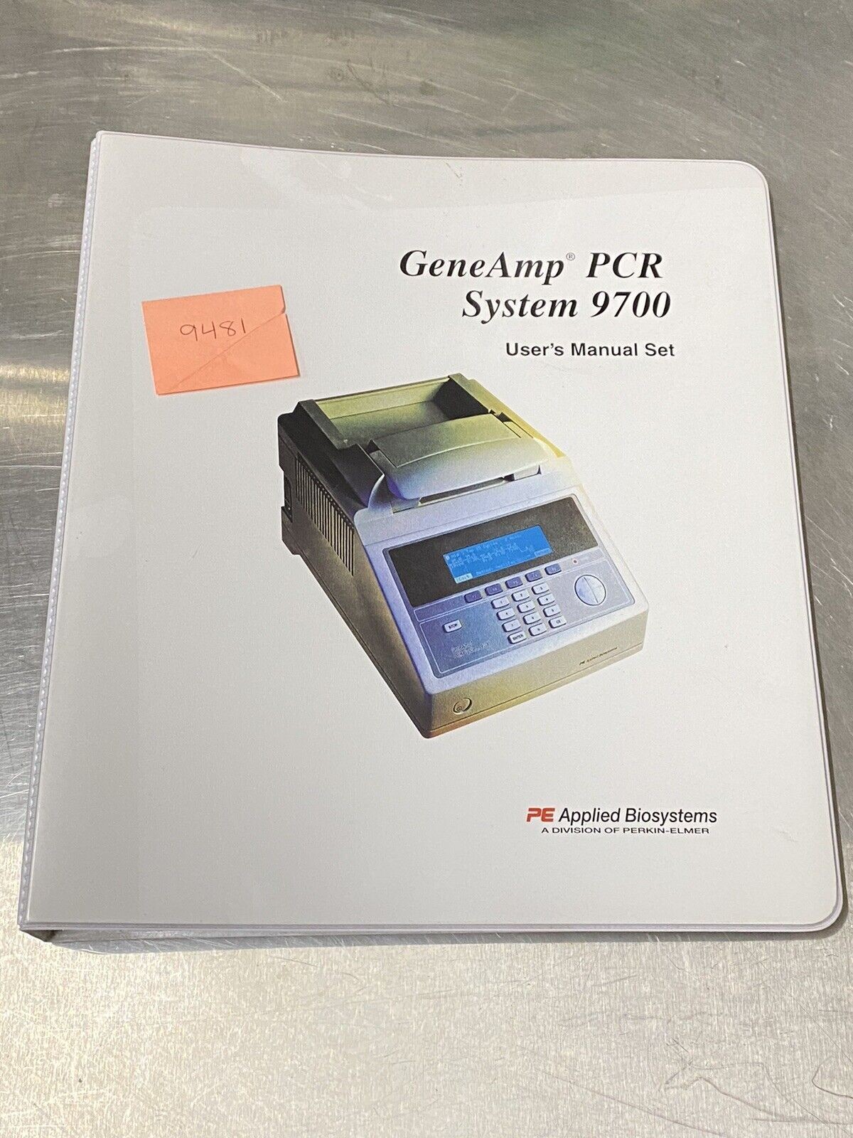 Perkin Elmer PE GeneAmp PCR System 9700 - Users Guide / Instructions Manual
