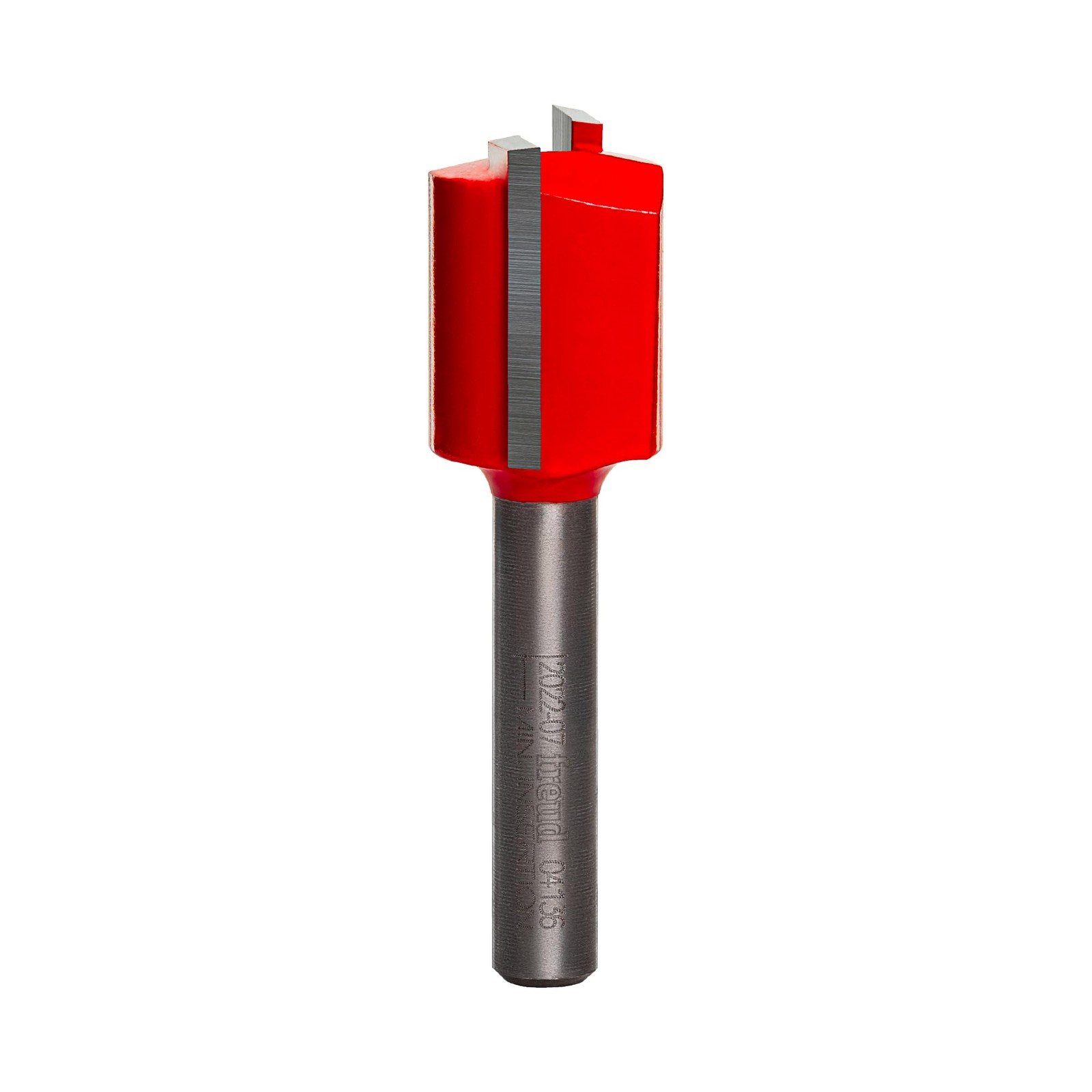 Freud 04-136 5/8" Double Flute Straight Bit 1/4" Shank 2-1/8" Red