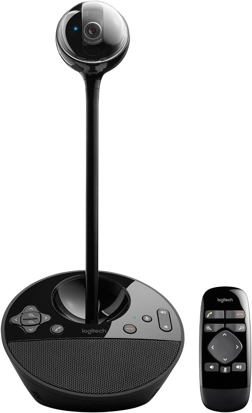 Logitech BCC950 Desktop Conferencing Solution, Full HD 1080p B23 Calling, Hi-Def