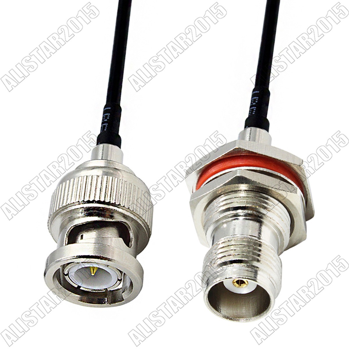BNC Male Plug to TNC Female Jack Bulkhead Connector RF Pigtail Coax Cable RG174