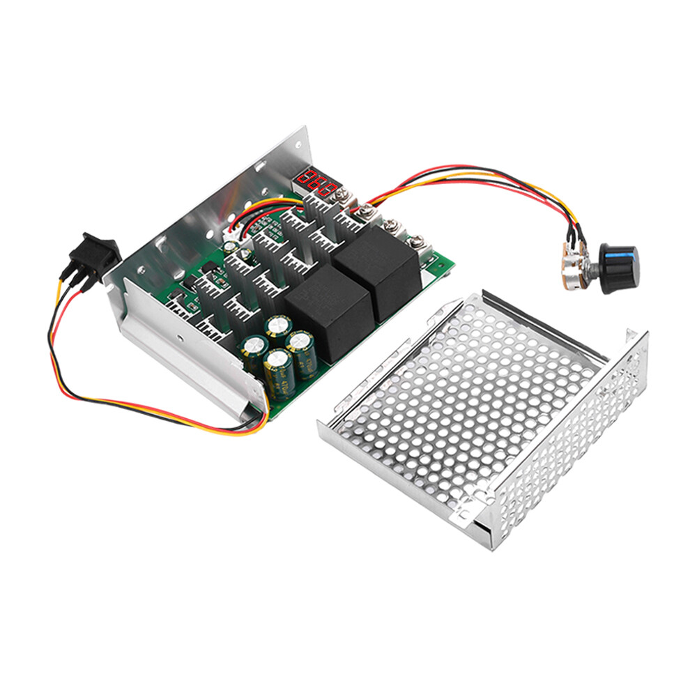 DC10-55V 60A PWM DC Brush Motor Speed Controller Speed Switch+Digital Tachometer