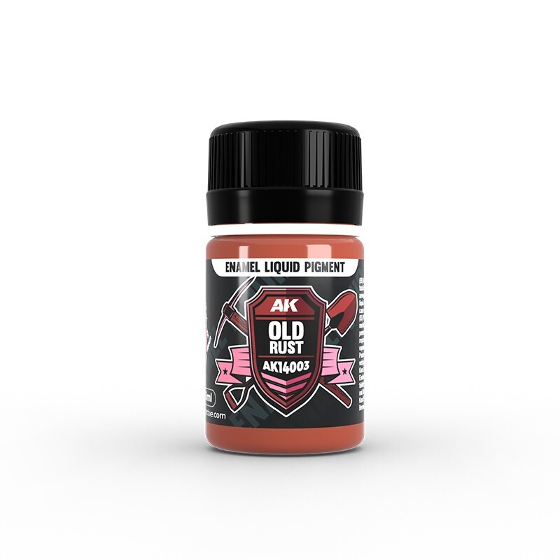 AK Interactive Enamel Liquid Pigment Old Rust 35ml