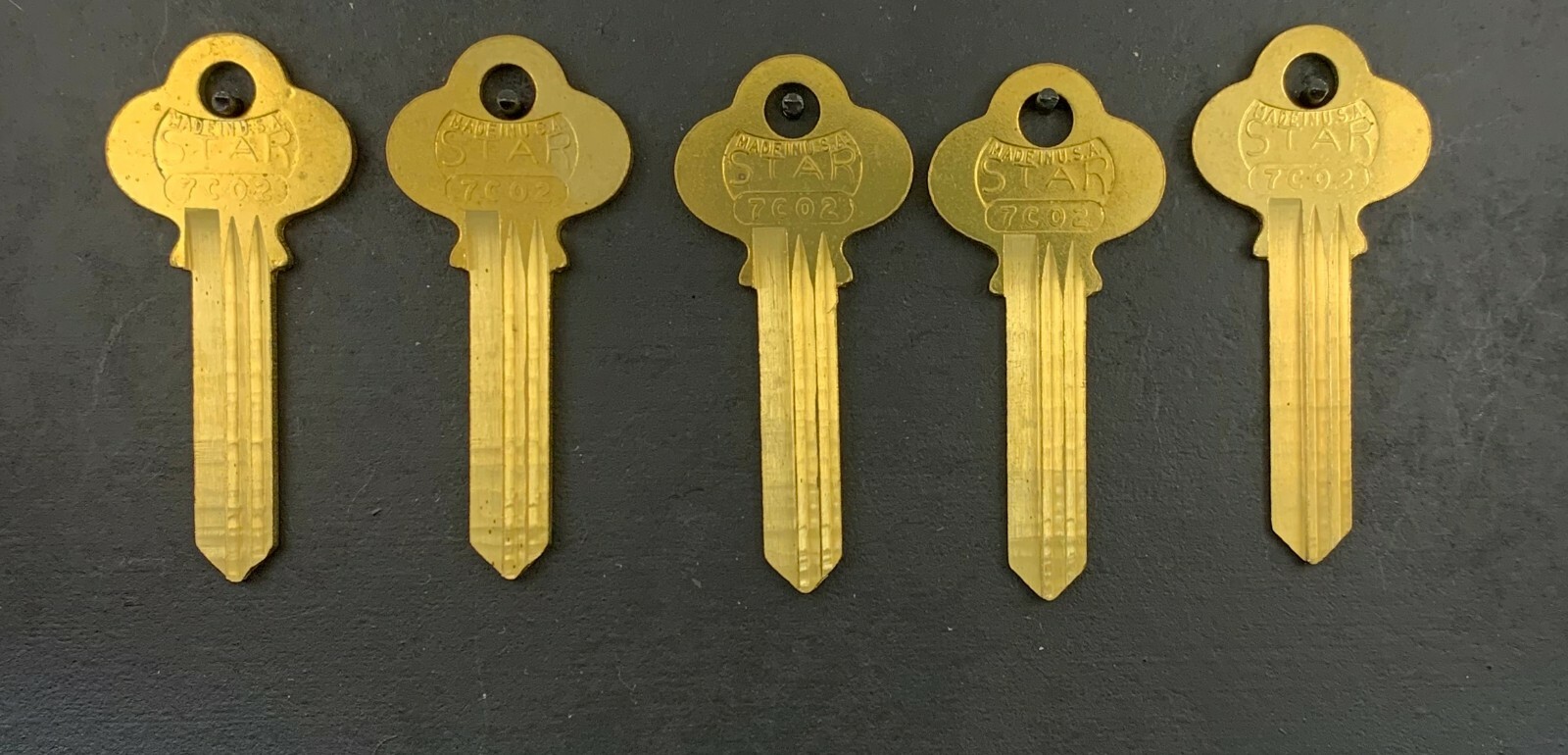 Lots of 2/5 CO33 1001E 7CO2 Type 7 Pin Key Blanks for Corbin