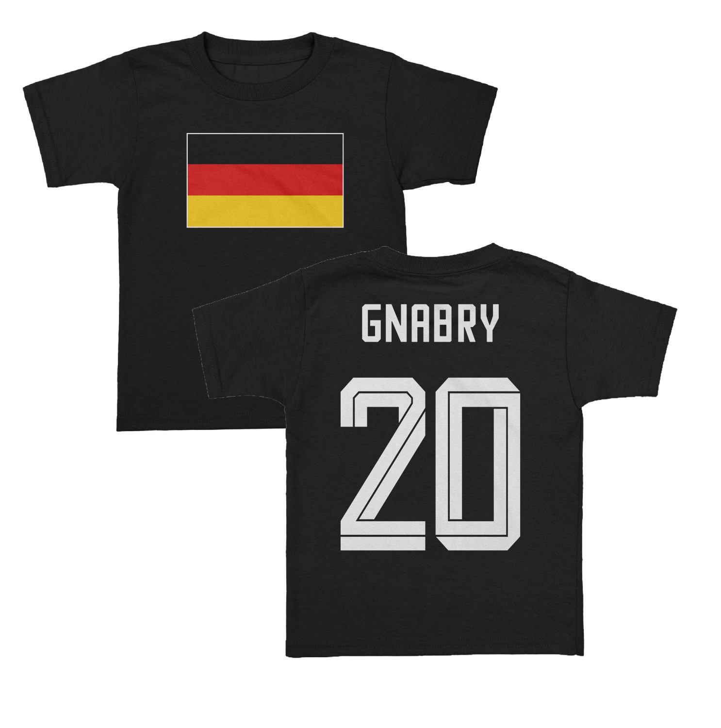 Germany Flag Patriotic Fans Gnabry 20 Two-Sided Toddler T-Shirt