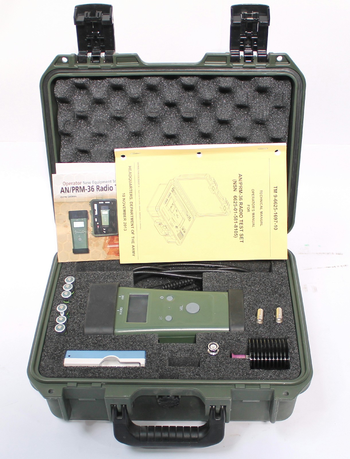 AN/PRM-36 Radio Test Set Kit Model 900858-001 NSN 6625-01-621-3733