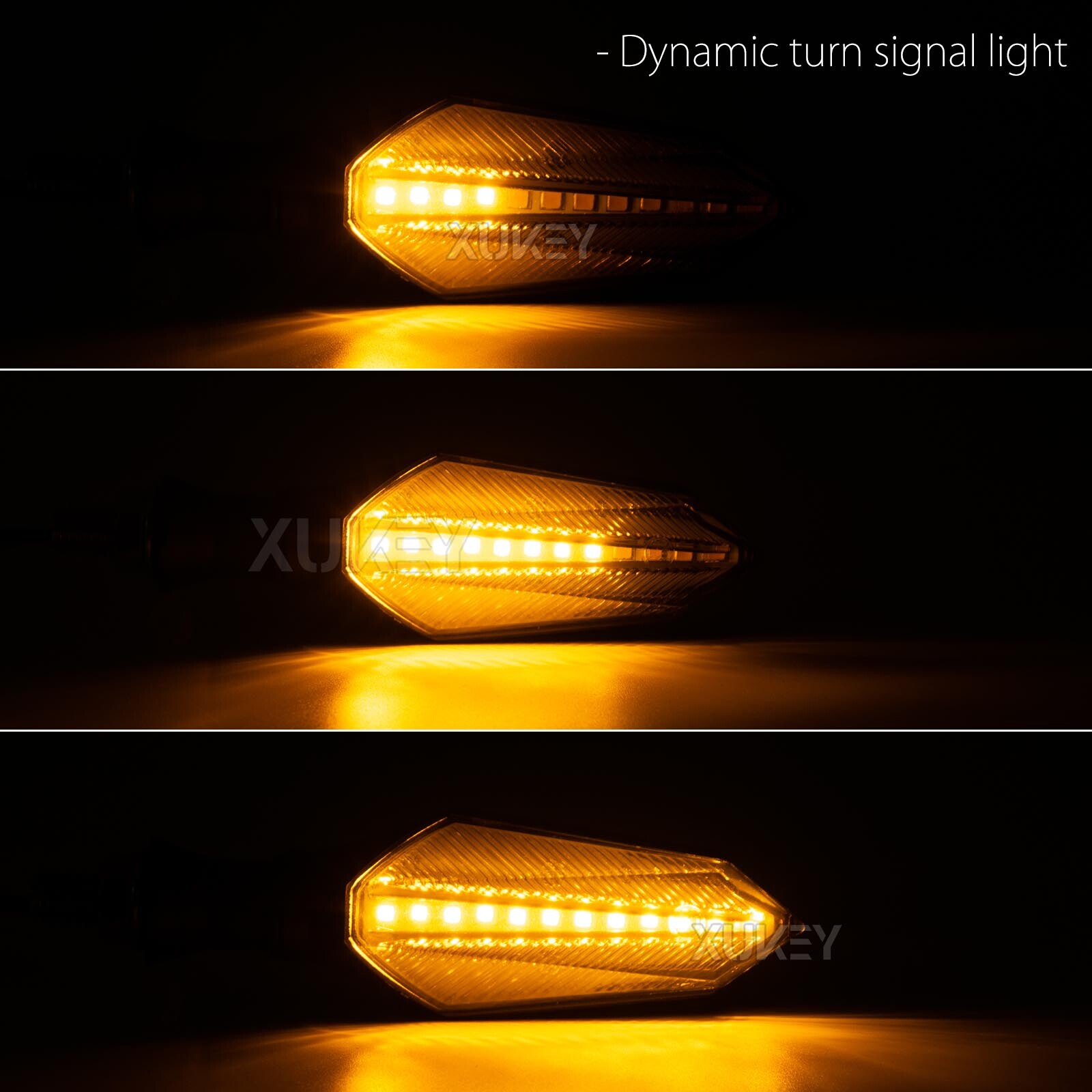 4x 10mm 12V Motorcycle Indicator Blinker Turn Signal Tail Light Amber White