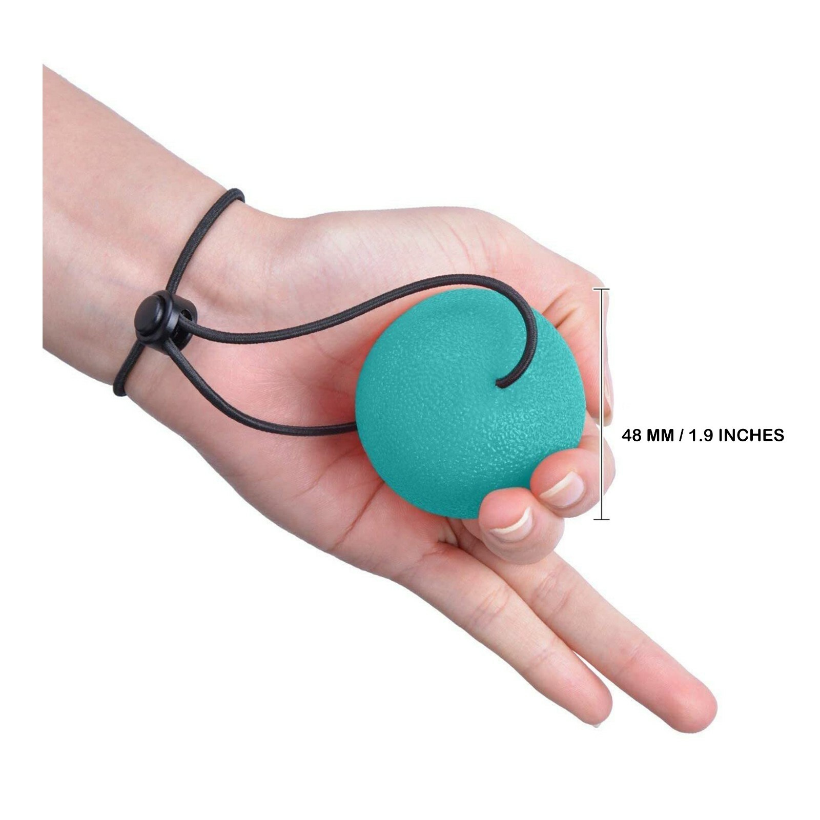 Adore Pro Secure Stress Ball On A String 1 Squeeze Ball Hand Grip Therapy Relief