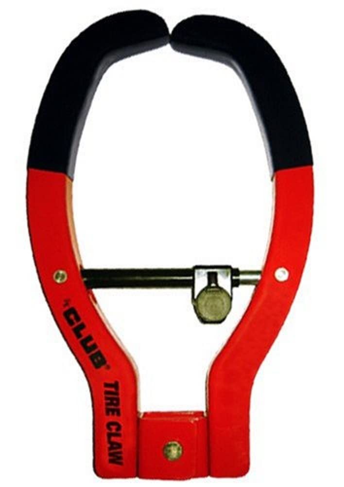 Winner International The Club 493 Tire Claw Security Device Red