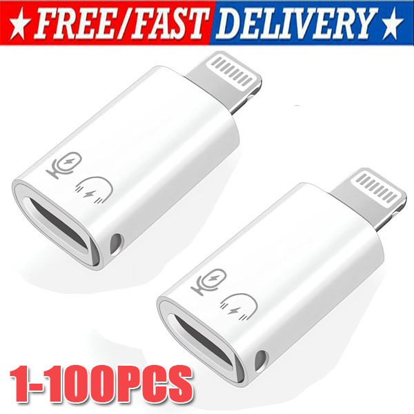 USB Type C Female to iOS Male Adapter For iPhone 14/13/12/11/XR/XS/SE 3 lot