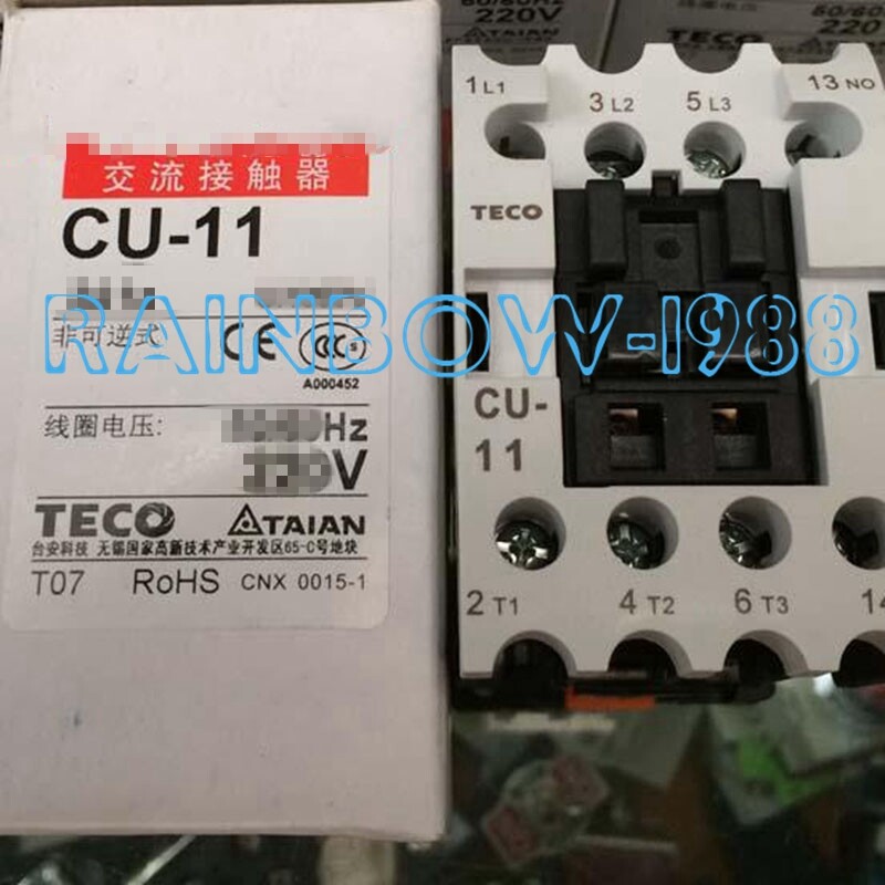 CU-11 13NO 36V FOR TECO Electromagnetic AC Contactor Normally open